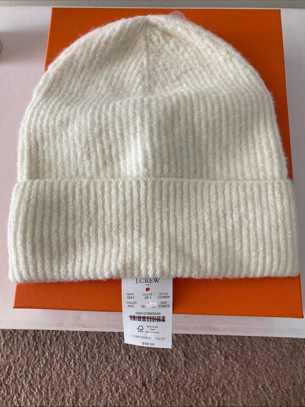 JCrew Factory ribbed beanie